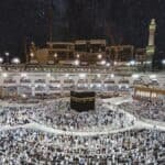 Kaaba praying ground